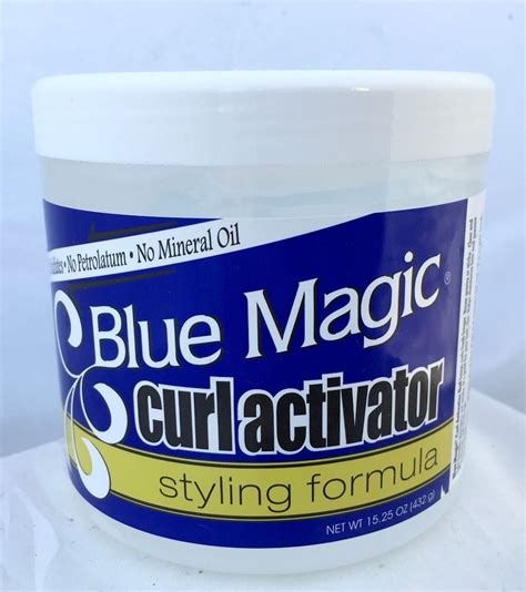 Blue magic curl actiator
